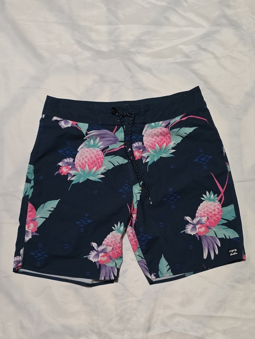 Billabong Men’s Navy Pineapple Floral Board Shorts